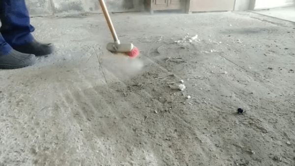 Чем и как обработать бетонный пол своими руками, чтобы не пылил | file .