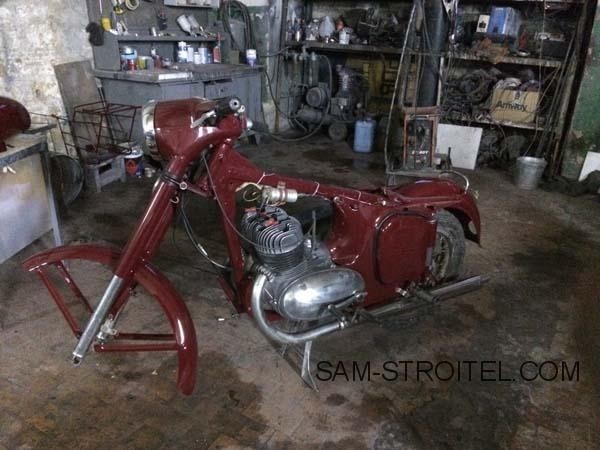 Восстановление мотоцикла Jawa 360-00 1973 г.в