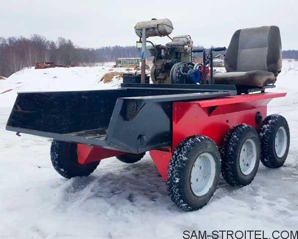 Модернизированный мини вездеход ТС-350