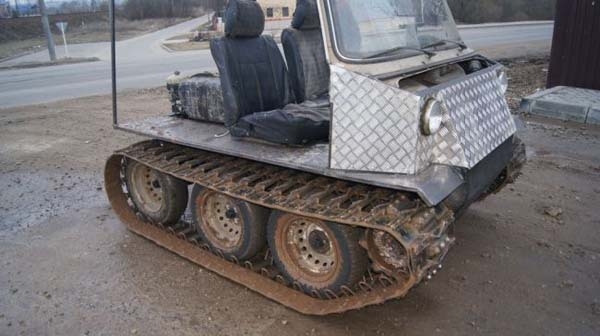 Самодельный гусеничный вездеход &laquo;Марс-3&raquo;: фото постройки