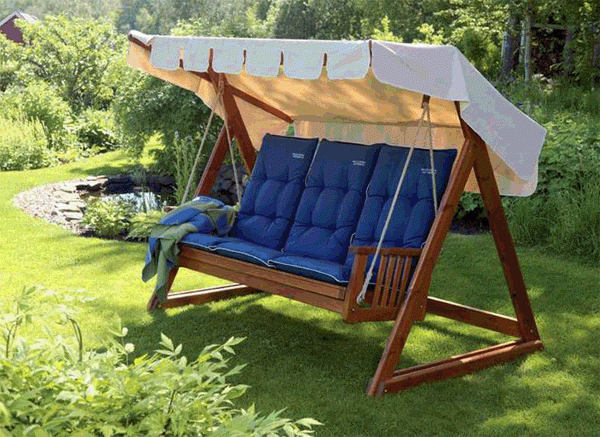 Как сделать садовую качель Как сделать садовую качель
