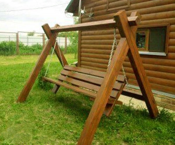 Как сделать садовую качель Как сделать садовую качель