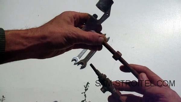 Самодельная газовая горелка из конфорки газовой плиты