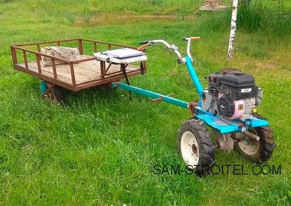 Сделал себе вездеход из мотоблока: показываю конструкцию Сделал себе вездеход из мотоблока: показываю конструкцию
