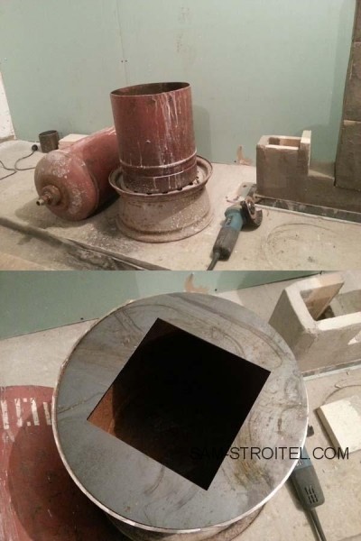 Печь ракета своими руками для гаража: чертежи, размеры, фото изготовления