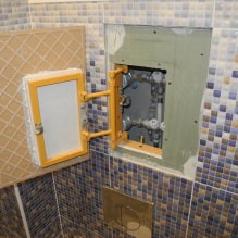 Как скрыть трубы в ванной комнате?
