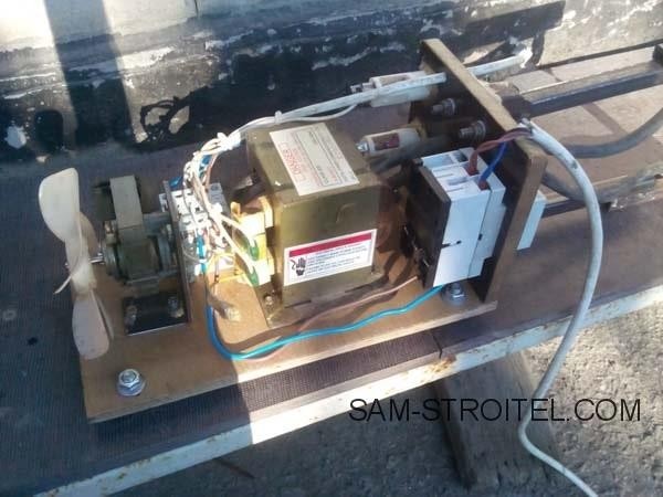 Точечная сварка своими руками из микроволновки