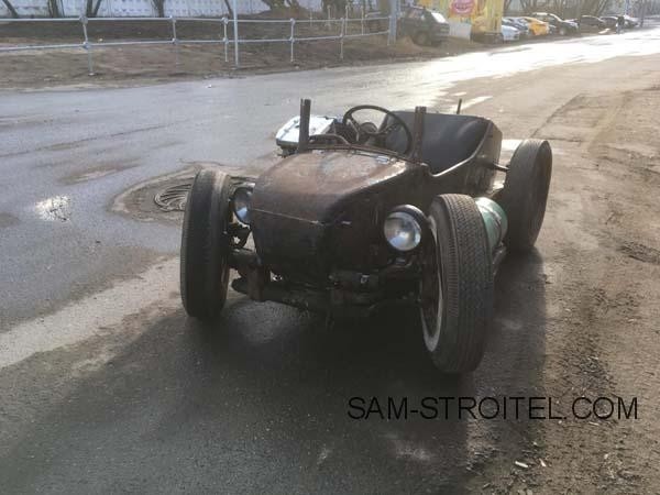 Самодельный мини автомобиль из мотоциклетной люльки