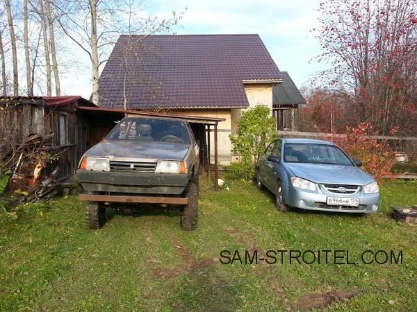 Сделал самодельный вездеход 4х4 из ВАЗ-2108: подробный фотоотчёт сборки