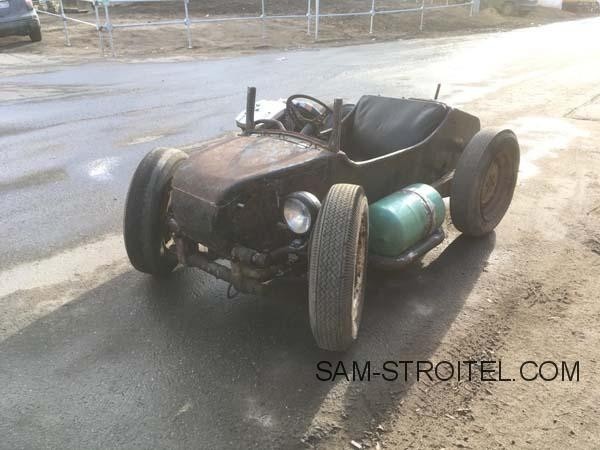 Самодельный мини автомобиль из мотоциклетной люльки