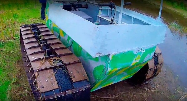Самодельный гусеничный вездеход «Хома»: фото сборки, видео испытаний Самодельный гусеничный вездеход «Хома»: фото сборки, видео испытаний