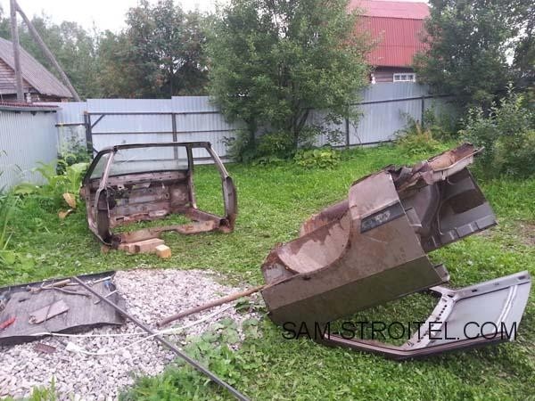 Сделал самодельный вездеход 4х4 из ВАЗ-2108: подробный фотоотчёт сборки