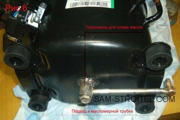 Компрессор из холодильника своими руками: фото и подробное описание Компрессор из холодильника своими руками: фото и подробное описание