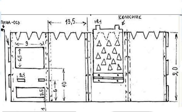 Чертежи печки щепочницы своими руками