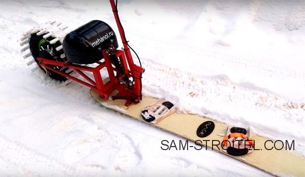 Самодельный электро сноуборд Самодельный электро сноуборд