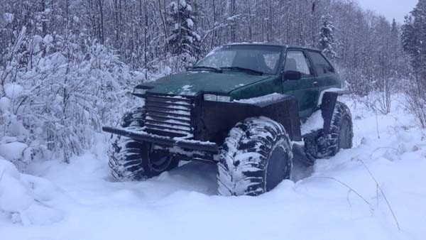 Самодельный вездеход из ВАЗ-2108