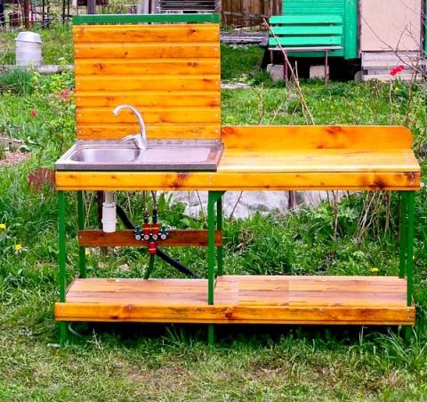 Какая уличная мойка лучше всего подходит для дачного участка