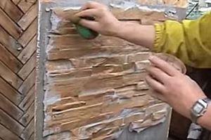 Искусственный камень для внутренней отделки стен: фото-инструкция по изготовлению, цена