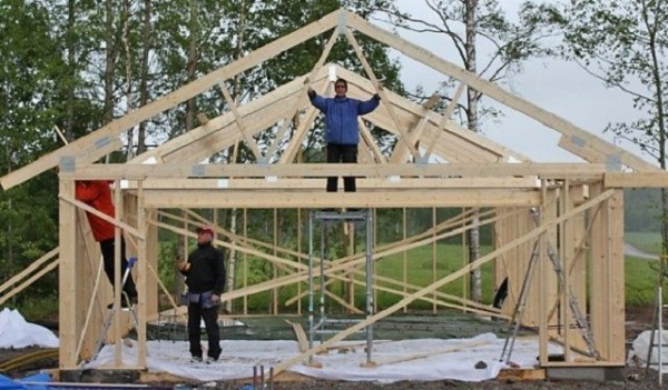 Каркасный гараж своими руками: пошаговая инструкция с фото отчётом Каркасный гараж своими руками: пошаговая инструкция с фото отчётом