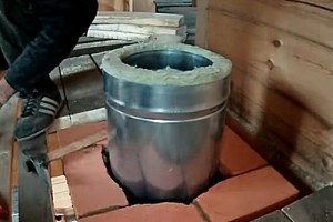 Монтаж дымохода из сэндвич труб через крышу: пошаговая инструкция Монтаж дымохода из сэндвич труб через крышу: пошаговая инструкция