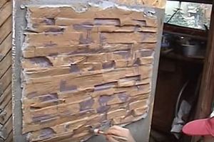 Искусственный камень для внутренней отделки стен: фото-инструкция по изготовлению, цена