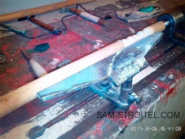 Самодельный токарный станок по дереву для домашней мастерской