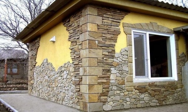 Наружная отделка дома &mdash; варианты: фото отделки, достоинства