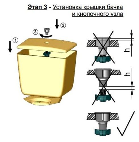 Замена бачка унитаза &ndash; помощь начинающим сантехникам