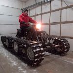 Самодельный болотоход на гусеницах: подробное описание сборки