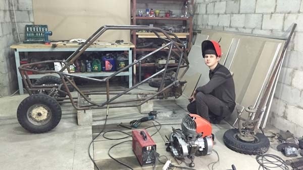 Самодельный багги с двигателем СЗД