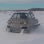 Самодельный гусеничный вездеход Танк V8