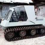 Самодельный гусеничный вездеход Танк V8