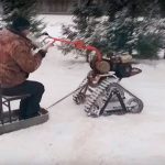 Снегоход из мотоблока своими руками