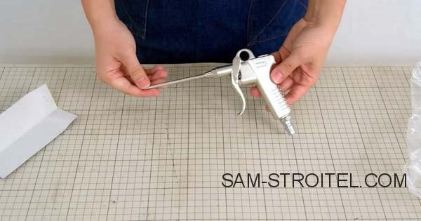 Самодельная пескоструйная насадка для компрессора Самодельная пескоструйная насадка для компрессора