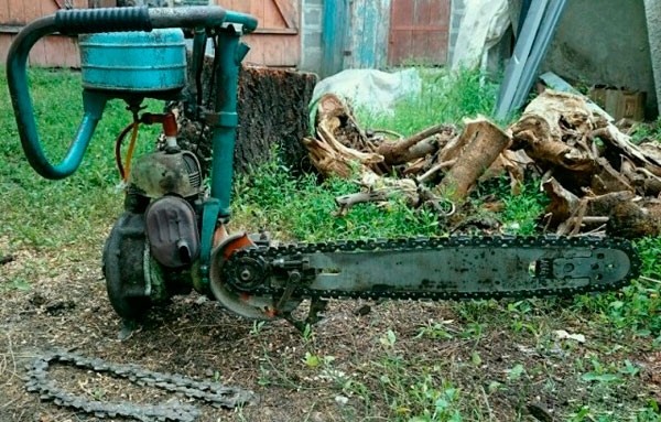 Мопед из бензопилы