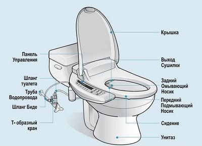 Унитаз-биде: назначение и особенности конструкции