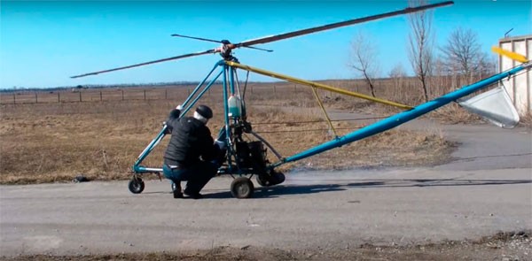 Самодельный вертолёт: фото, видео полёта Самодельный вертолёт: фото, видео полёта