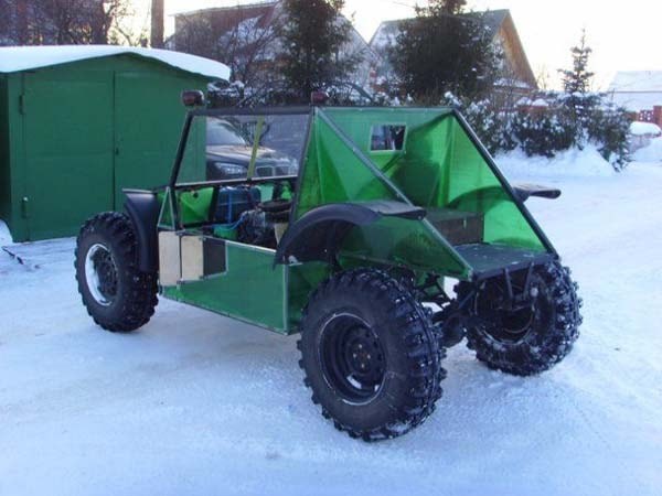 Самодельный вездеход на шинах низкого давления: 45 фото с описанием