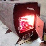 Ракетная печь для гаража