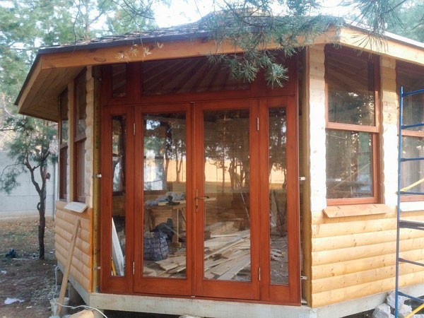 Беседка своими руками из дерева 20 фото