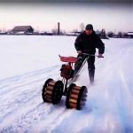 Мотобуксировщик своими руками для поездок на зимнюю рыбалку