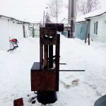 Самодельная печь из газовых баллонов