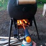 Самодельная печь из газовых баллонов