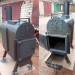 Печь для бани своими руками из металла