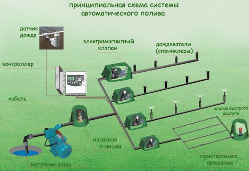 Система полива своими руками: пошаговая инструкция и схемы
