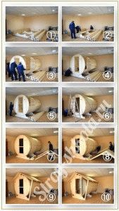  Устройство бани бочки 