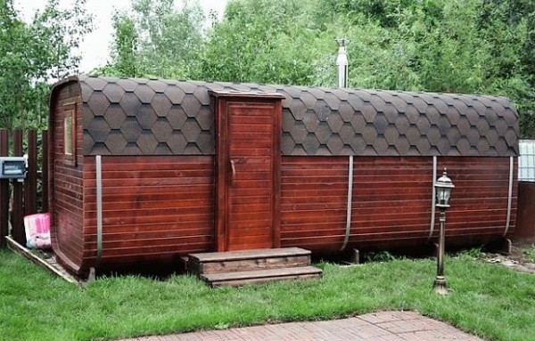  Устройство бани бочки 