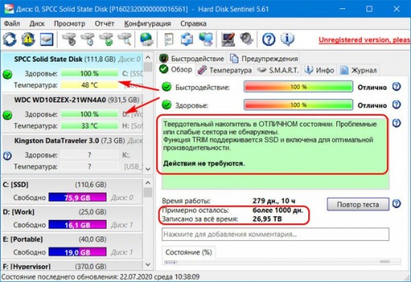  Hard Disk Sentinel: диагностика жёстких дисков для чайников 