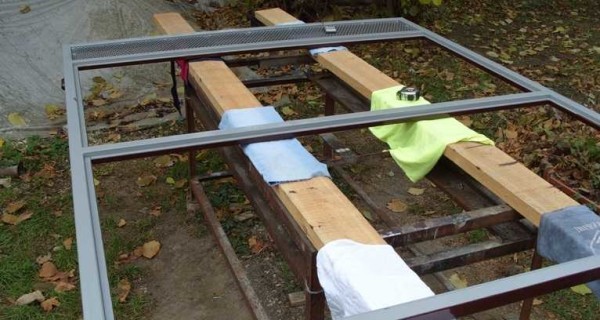 Ворота из профлиста своими руками: фотоотчет + видео Ворота из профлиста своими руками: фотоотчет + видео