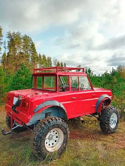 Самодельный автомобиль &ldquo;Инвалидка&rdquo; с полным приводом (12 фото)